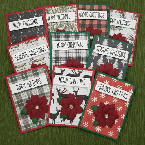 Christmas Gift Card Holder, Handmade Christmas Card and Gift Card Holder, Christmas Gift Card Holder, Holiday Gift Card Holder, set of 10