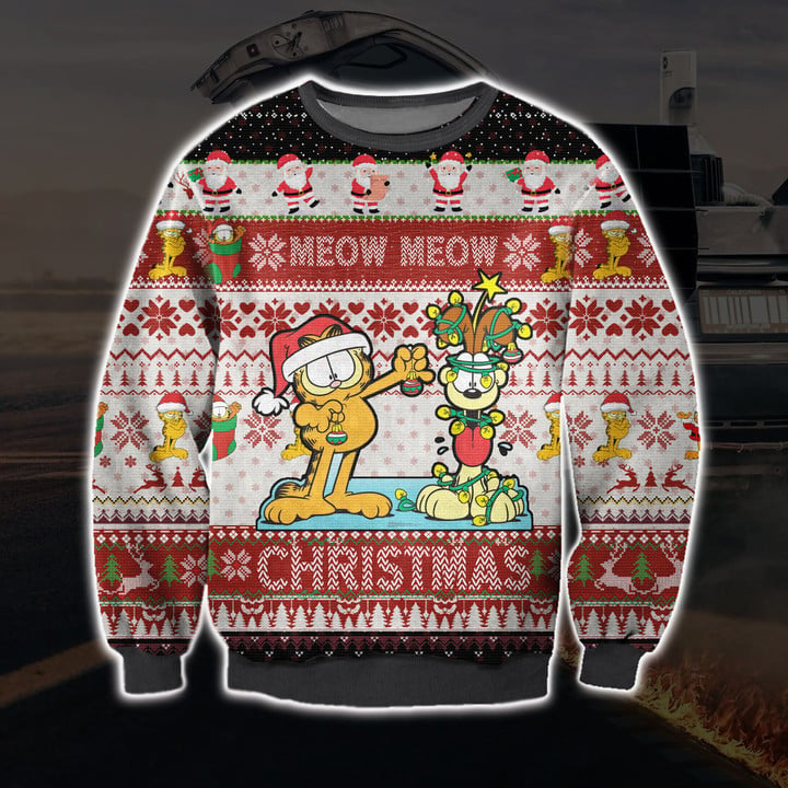 Garfield Cat Ugly Christmas Sweater