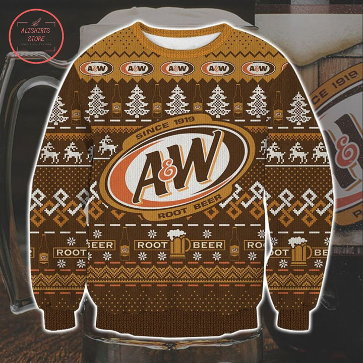 A&amp;W Root Beer Ugly Christmas Sweater