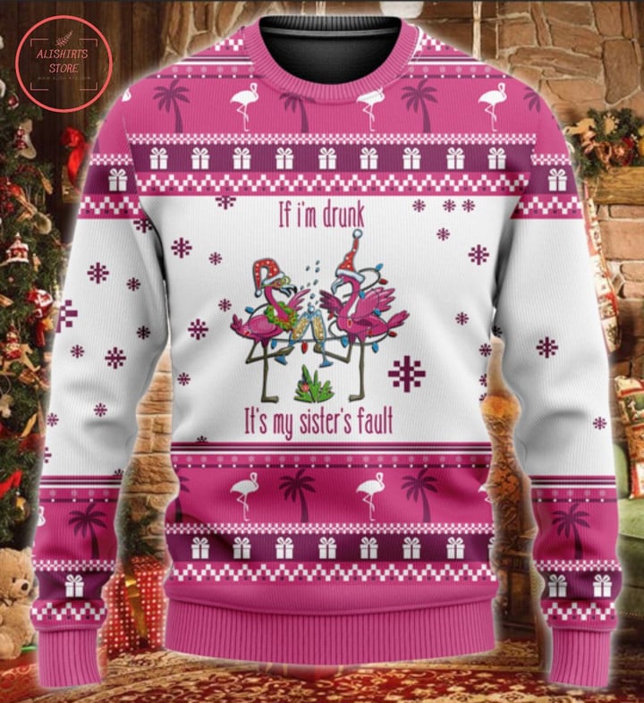 It's My Sister Fault Christmas 2021 Ugly Sweater