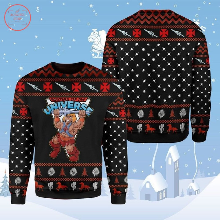 He-Man Master of The Universe Ugly Christmas Sweater