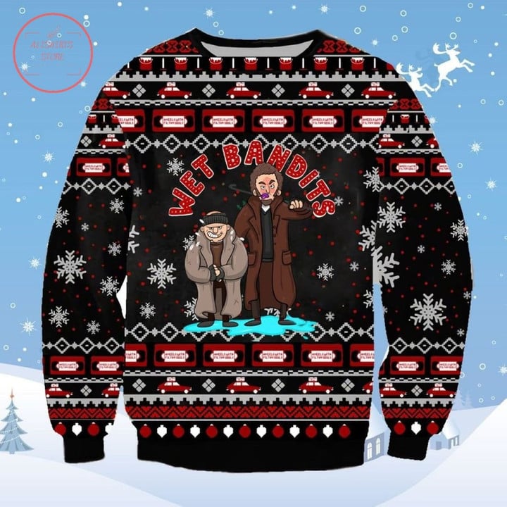 Wet Bandits Home Alone Ugly Christmas Sweater