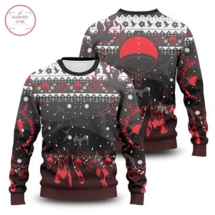 Uchiha Emblem Christmas Sweater