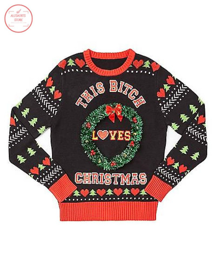 This Bitch Loves Christmas Ugly Sweater