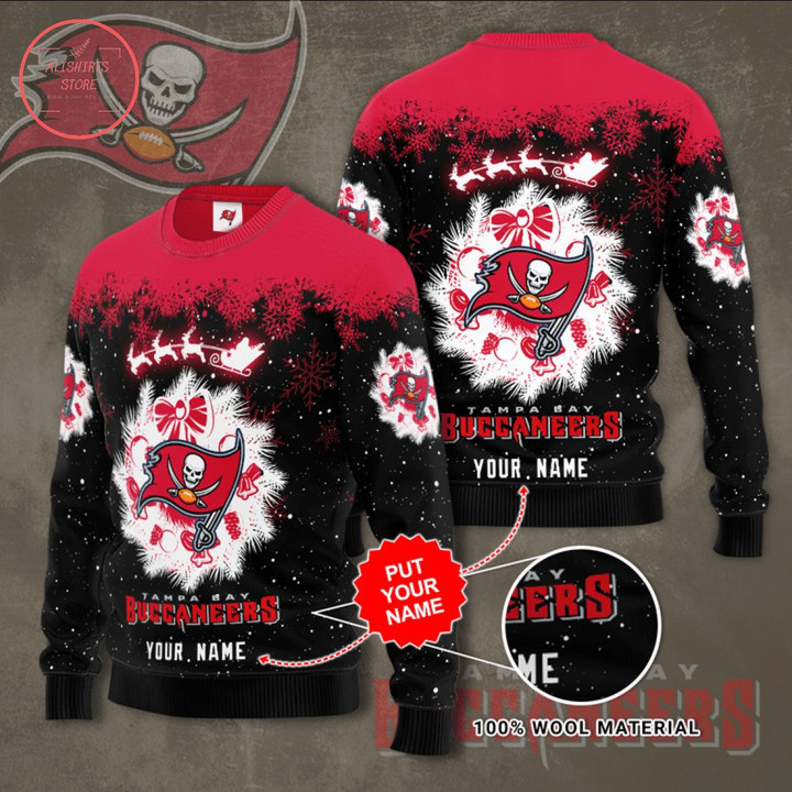 Tampa Bay Buccaneers Personalized Ugly Christmas Sweater