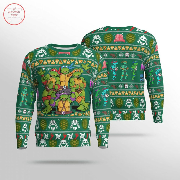 Teenage Mutant Ninja Turtles Heroes Ugly Christmas Sweater
