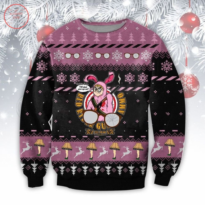 Red Ryder Guns Ammo Est 1940 Christmas Ugly Christmas Sweater
