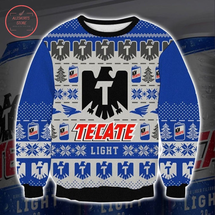 Tecate Light Beer Ugly Christmas Sweater