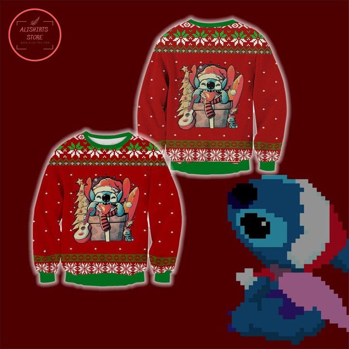 Stitch For Unisex Ugly Christmas Sweater