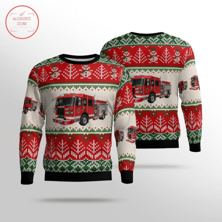 California Department Of Forestry And Fire Protection Ugly Christmas Sweater - Diosweater