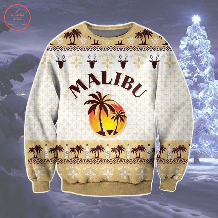 Malibu Rum Ugly Christmas Sweater - Diosweater