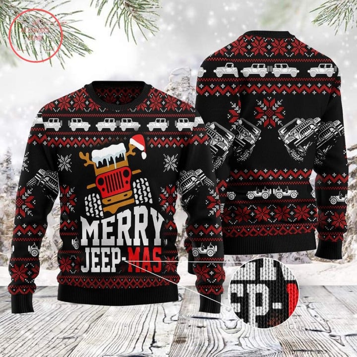 Merry Jeepmas Ugly Christmas Sweater - Diosweater