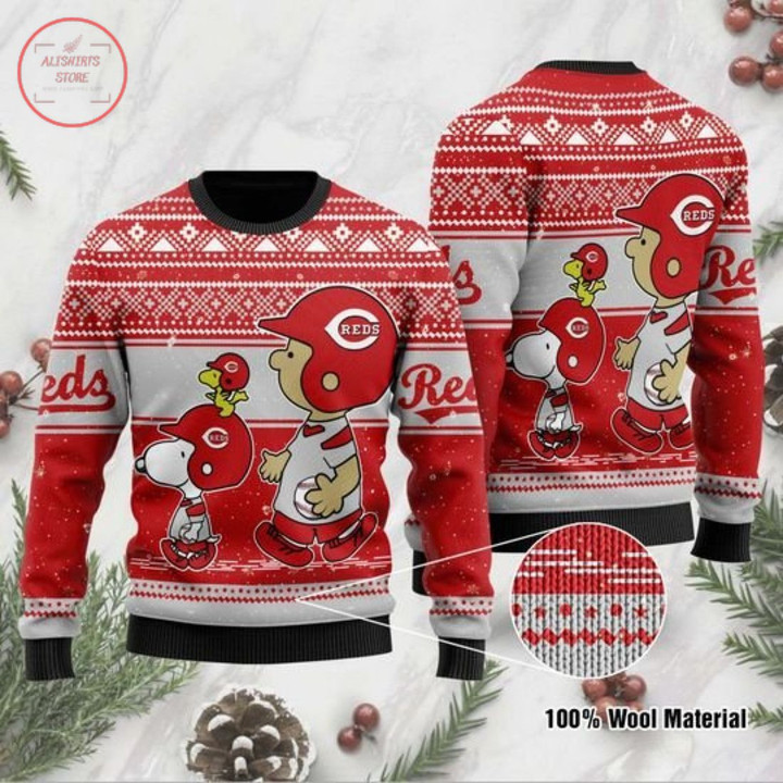Cincinnati Reds Ugly Christmas Sweater - Diosweater