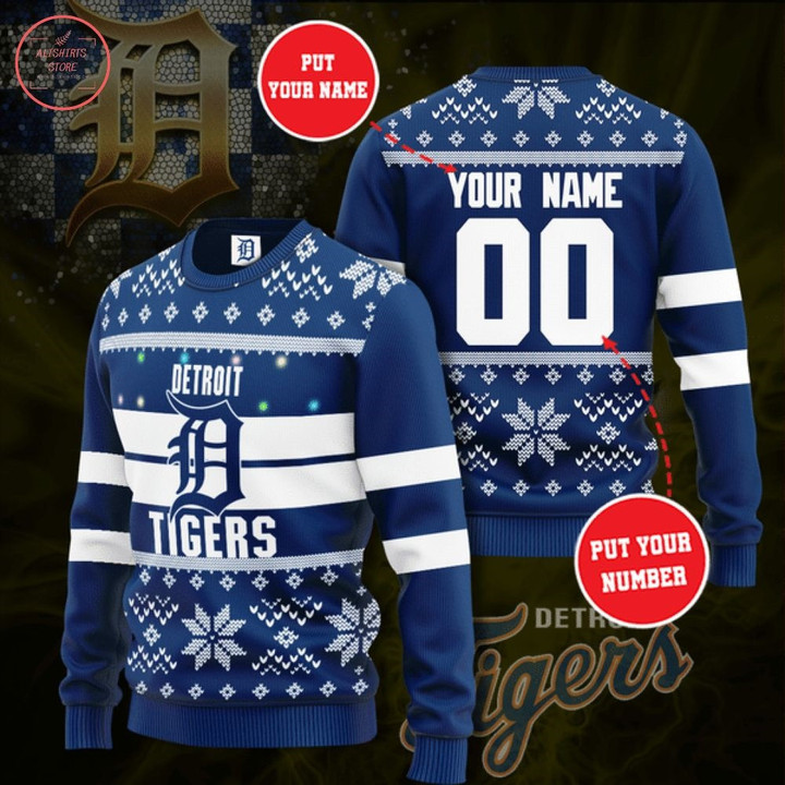 Personalized MLB Detroit Tigers Christmas Sweater - Diosweater