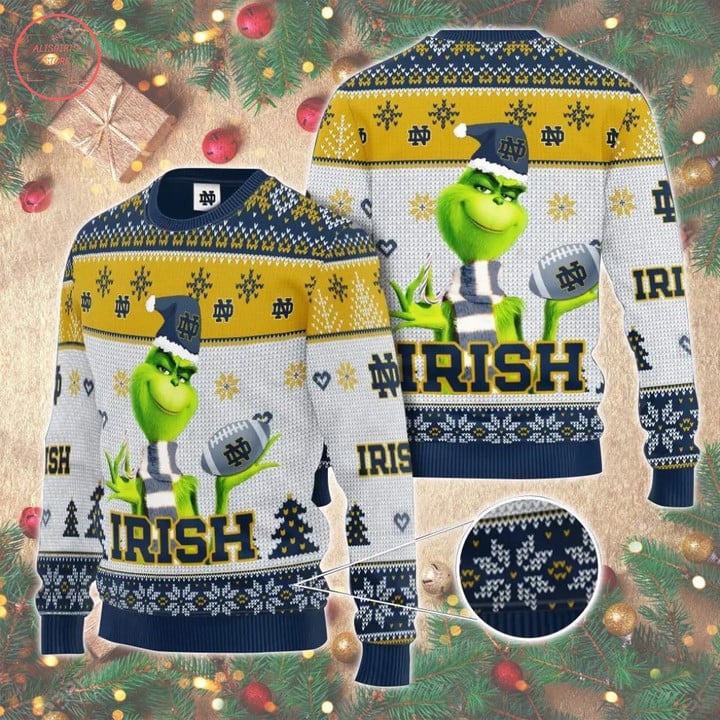 Ncaaf Notre Dame Fighting Irish Christmas Sweater - Diosweater
