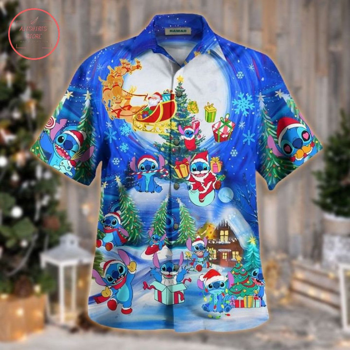 Christmas Sky Stitch Hawaiian Shirt - Diosweater