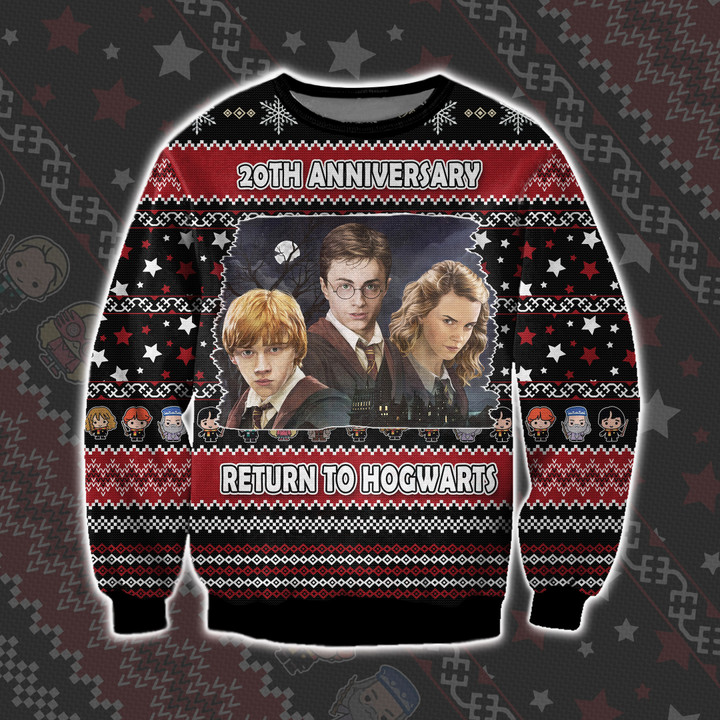 Return to Hogwarts Harry Potter 20th Anniversary Ugly Christmas Sweater