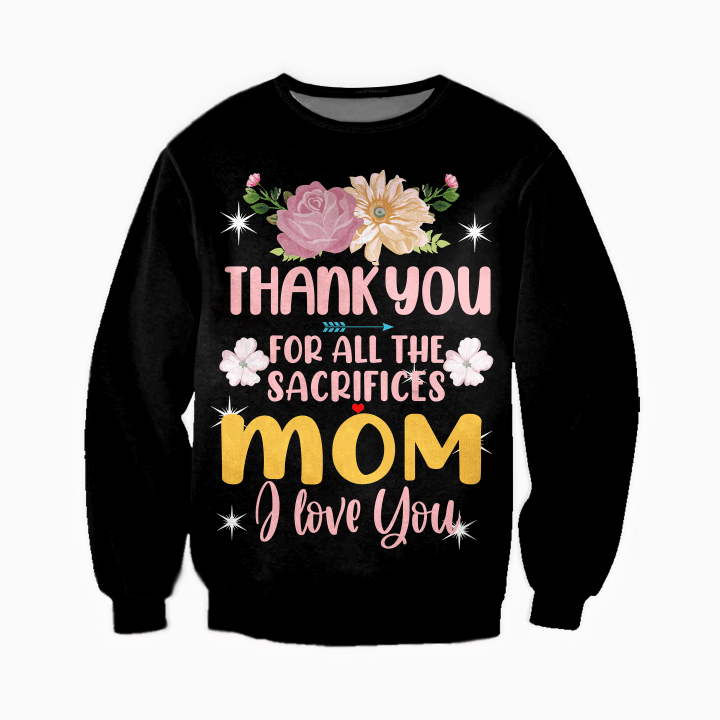 THANK YOU FOR ALL THE SACRIFICES MOM. I LOVE YOU CLOTHES