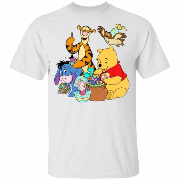 Winnie The Pooh And Friends Happy Easter 2D T-shirt