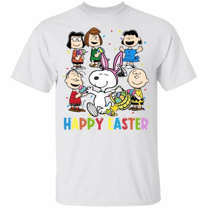 Happy Easter Peanuts Friends Snoopy T-shirt