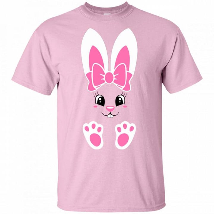 Cute Bunny Costume Easter Day Gifts T-shirt Pink