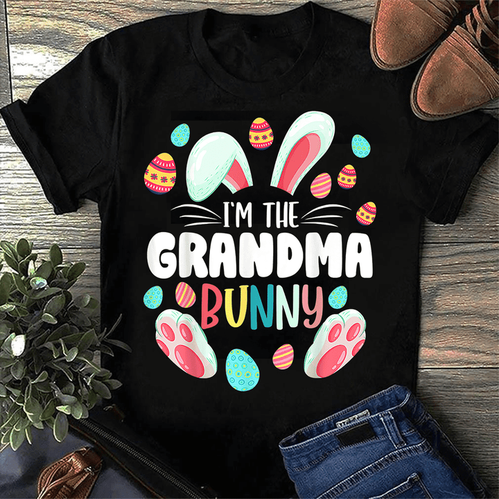 I'm The Grandma Bunny Matching Family Easter Party 2D T-Shirt