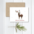Deer Christmas Cards, Reindeer, Deer, Christmas Cards, Cardinals, Holiday Cards, Christmas Card Set, Deer Cards,  Holiday Card Set, Handmade