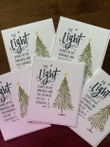 Christian Christmas Cards. Religious Christmas Cards. Scripture Christmas Cards. Christmas Tree Cards.