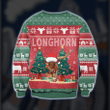 Texas Longhorn Cattle Ugly Christmas Sweater