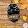 Personalized Hockey Helmet Ornament
