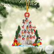 Great Pyrenees Dog Christmas Tree Ornament