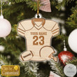 Personalized Baseball Uniform Shaped Ornament