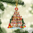 Shiba Inu Dog Christmas Tree Ornament