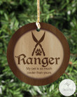 Ranger My Pet Is So Much Cooler Than Yours Dungeons And Dragons Wooden Ornament