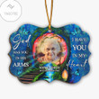 Personalized God Has You In His Arms Memorial Ornament