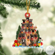 Bullmastiff Dog Christmas Tree Ornament