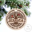 Personalized The Love Between A Mother And Daughter Ornament