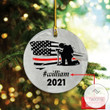 Personalized Firefighters Ornament