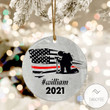 Personalized Firefighters Ornament
