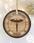 Rogue Edgy Kleptomaniac Circle Ornament