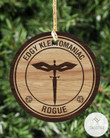 Rogue Edgy Kleptomaniac Circle Ornament