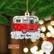 Personalized Camping Merry Christmas Shaped Ornament