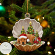 Cocker Spaniels Sleeping Pearl In Christmas Ornament