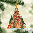 Irish Terrier Dog Christmas Tree Ornament