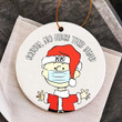 Sorry No Hugs This Year 2020 Charlie Brown Ornament