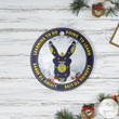 Donkey Learning To Do Doing To Learn Ffa Logo Ornament