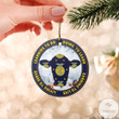 Cow Learning To Do Doing To Learn Ffa Logo Ornament