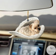 Yorkshire Terrier Dog Moms Car Hanging Sleeping Angel Ornament
