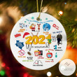 2021 We Survived Christmas Ornament