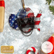 Personalized Flag Hockey Helmet Ornament